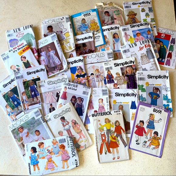 Other - 27 Vintage Sewing Patterns for Kids Clothes